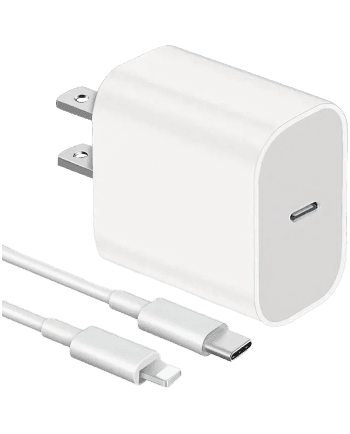 20W PD Fast Phone Charger + Type C to Lightning Cable
